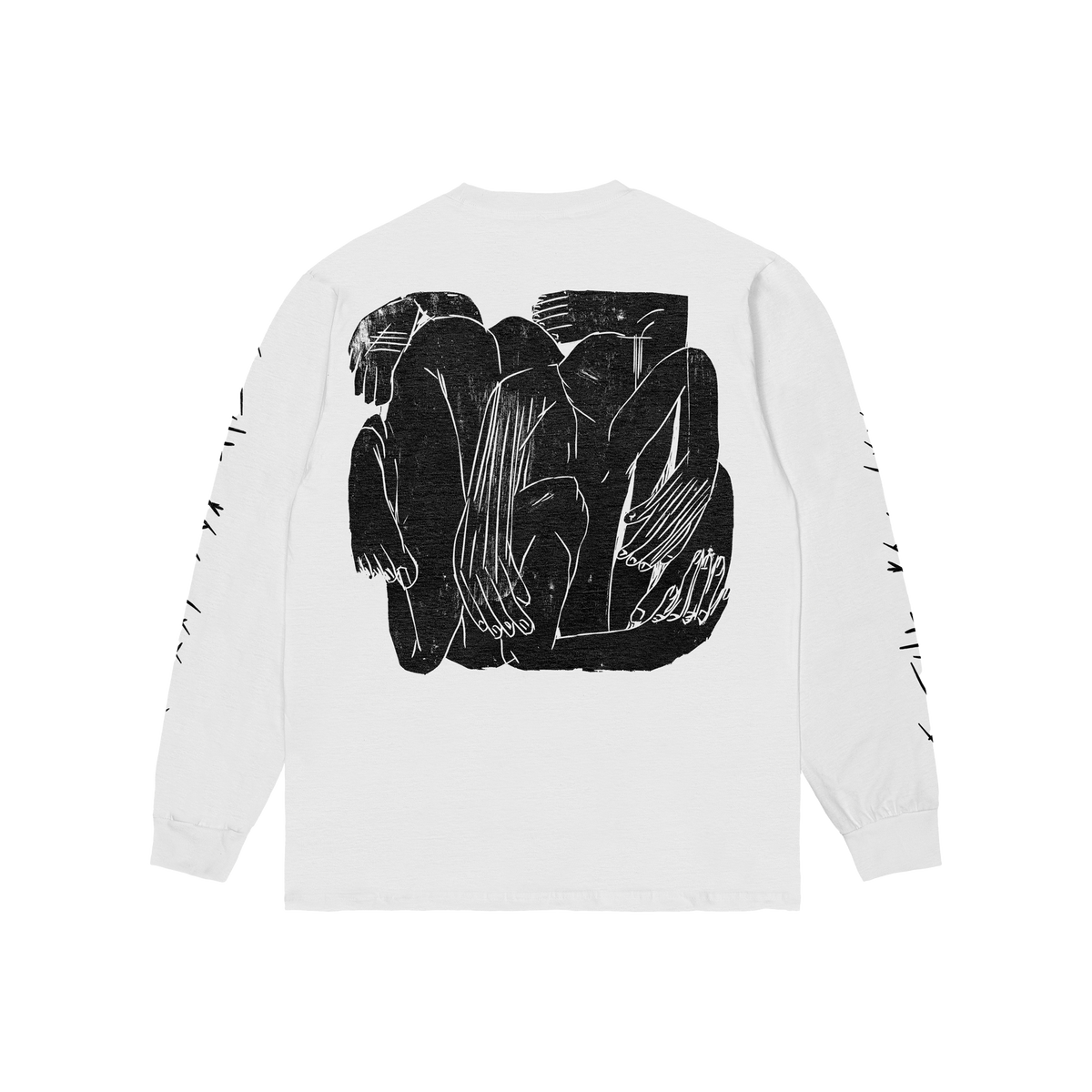 Nightmare Tripping | White Longsleeve – Don Broco US Store Nightmare Tripping | White Longsleeve – Don Broco US Store