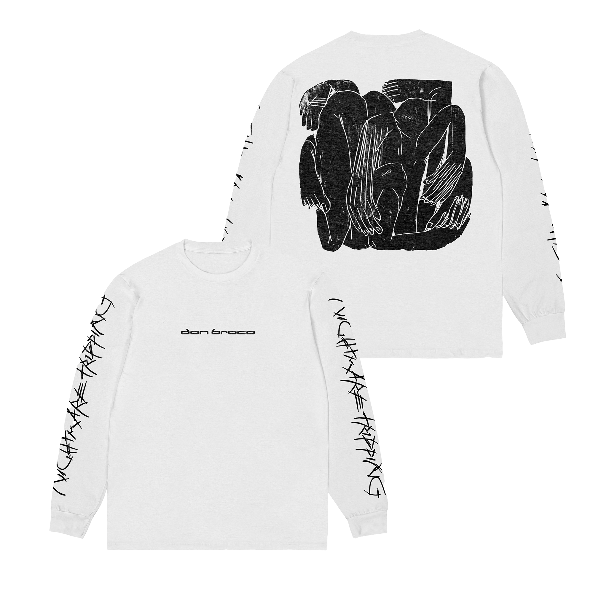 Nightmare Tripping | White Longsleeve