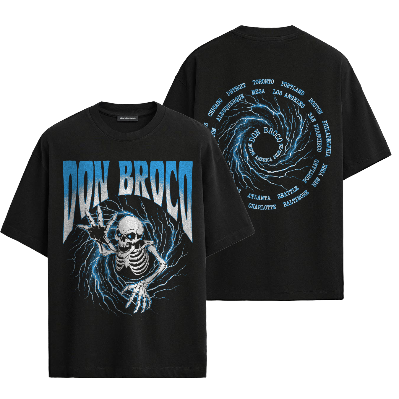 Vortex US Black Tour T-Shirt